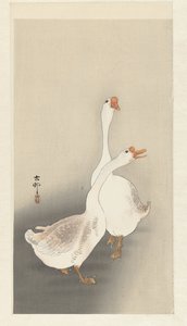 To gjess av Ohara Koson