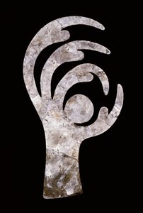 Fuglekloutskjæring, 200 BC-400 AD (glimmer) av Ohio Hopewell culture