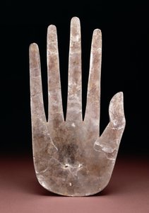 Håndformet utskjæring, 200 BC-400 AD (glimmer) av Ohio Hopewell culture