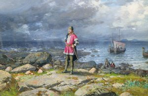 The Viking (olje om bord) av Olaf Nordlien