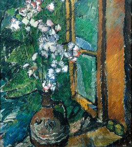 Kanne med blomster