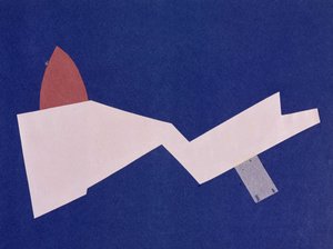 Universal War: Collage-verk av Olga Rosanova, januar 1916