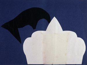 Universal War: Collage-verk av Olga Rosanova, januar 1916