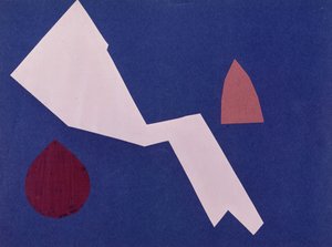 Universal War Collage-verk av Olga Rosanova, januar 1916