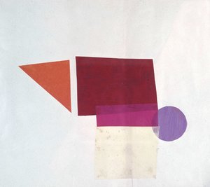 Universal War: Collage-verk av Olga Rosanova, januar 1916
