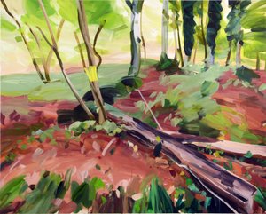 Forest 25,2017 (akryl på lerret)