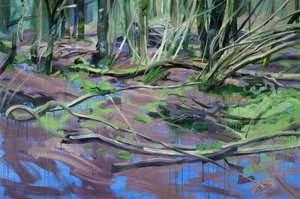 Forest 2, 2014 (akryl på lerret)