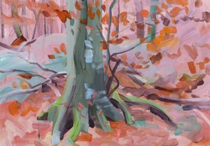 Forest 32,2018 (akryl på lerret)