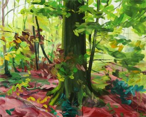 Forest 3, 2014 (akryl på lerret)