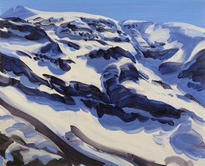 Leukerbad 31, 2014 (akryl på lerret)