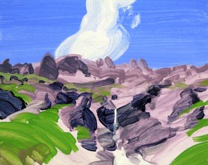 Leukerbad 8, 2012 (akryl på lerret)