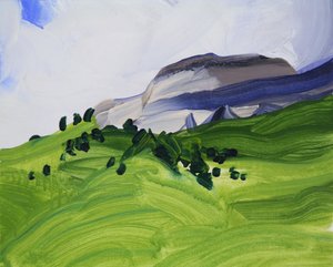 Leukerbad 9, 2012 (akryl på lerret)