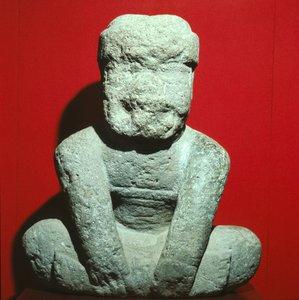 Statue, førklassisk periode (stein) av Olmec Olmec