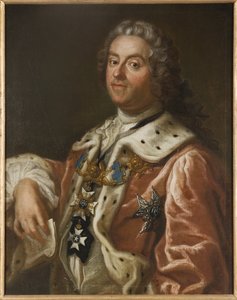 Comyte Charles Gustave de Tessin - Portrett av Carl Gustaf Tessin (1695-1770), av Arenius, Olof (1700-1766). Olje på lerret av Olof Arenius