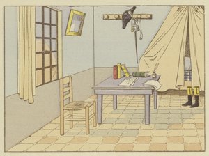 En løytnant i Valence i 1785, Napoleon reiste seg før daggry av Onfray de Breville Job