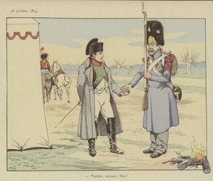 Unnskyld meg, Sir!, 18. oktober 1813 av Onfray de Breville Job
