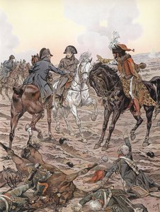 Napoleon under slaget ved Austerlitz av Onfray de Breville Job