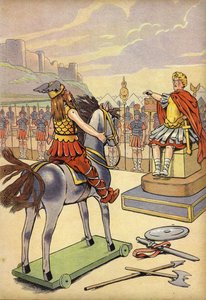 Romaniserte Gallia viser troskap til Julius Caesar