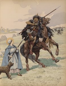 Saint Genevieve av Onfray de Breville Job