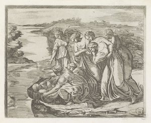 Moses er funnet Malerier i Raphaels Loggia (serietittel) av Orazio Borgianni