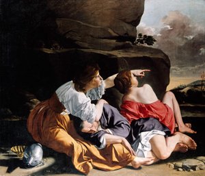 Lot og døtrene hans av Orazio Gentileschi
