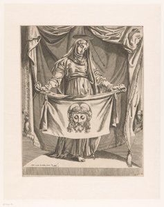 Veronica med svetteduk av Orazio de Santis (attributed to)