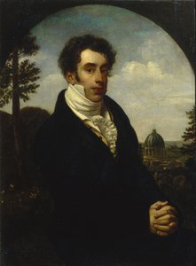 Portrett av prins Alexander Mikhailovich Golitsyn 1798-1858, 1819 av Orest Adamovich Kiprensky