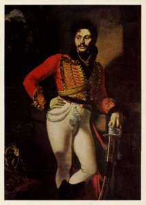 Portrett av Evgraf Davydov, 1809 av Orest Adamovich Kiprensky
