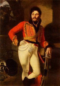 Portrett av Yevgraf Vladimirovich Davydov, 1822, 1965. av Orest Adamovich Kiprensky