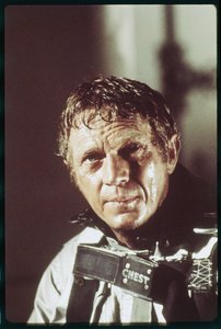 Steve McQueen på settet av 