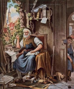 Hans Sachs av Oscar (1857-1929) Rex