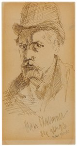 Selvportrett av Oscar Florianus Bluemner