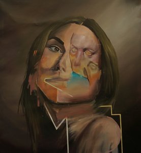 Ren, 2021–23 (olje på lin) av Oscar Nin