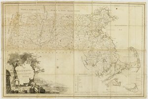 Kart over selve Massachusetts: satt sammen fra faktiske undersøkelser gjort etter ordre fra General Court og under inspeksjon av agenter for deres utnevnelse, 1802 av Osgood Carleton