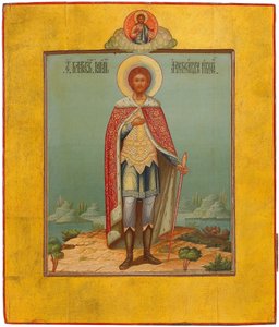 Saint Alexander Nevsky, 1800-tallet av Osip Semionovich Chirikov