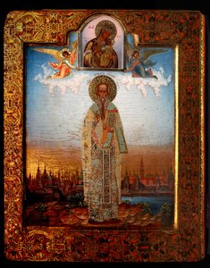 Saint Porphyrios fra Gaza, slutten av 1800-tallet. av Osip Semionovich Chirikov