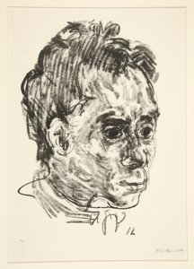 Portrett av Walter Hasenclever av Oskar Kokoschka