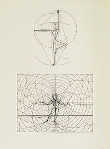 Fra Scenen på Bauhaus Scenen på Bauhaus, 1925. av Oskar Schlemmer