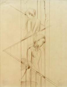 Trappescene av Oskar Schlemmer