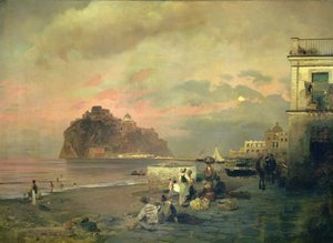 Ischia, 1884 av Oswald Achenbach