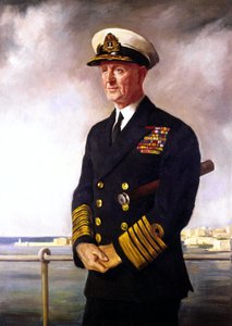 Admiral Cunningham, kopi av portrett av O'Birley