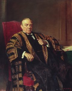 Portrett av Stanley Baldwin (1867-1947) (olje på lerret)