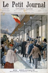 Paul Déroulède ankom i eksil i Tournai, Belgia, 1900. av Oswaldo Tofani