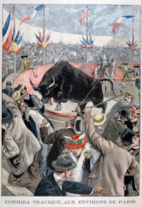 Tragisk tyrefektingsulykke rundt Paris, 1899 av Oswaldo Tofani