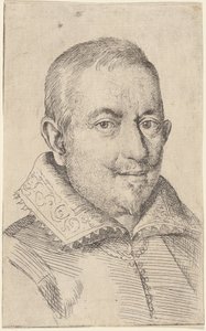 Portrett av en middelaldrende mann av Ottavio Leoni