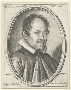 Portrett av komponisten Paolo Quagliati ca. 1555-1628, 1623 av Ottavio Maria Leoni