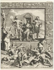 Tolv Arbeider av Hercules Allegorisk representasjon av Ottmar Elliger (II)