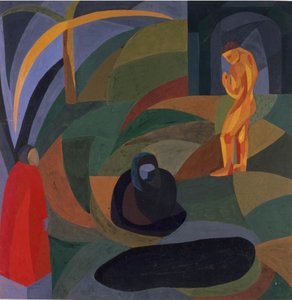 Komposisjon med tre figurer, 1911-1941. av Otto Freundlich