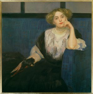 Elsa Galafres (maleri på lerret) av Otto Friedrich