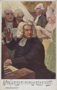 Johann Sebastian Bach (farge litho)